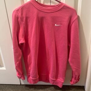 Pink Nike Crewneck. Size Small. Good Condition